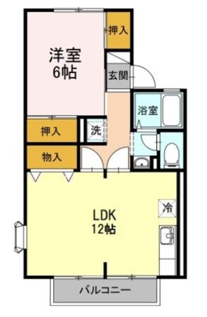 コンフォートヒルズ Ⅰ番館の物件間取画像